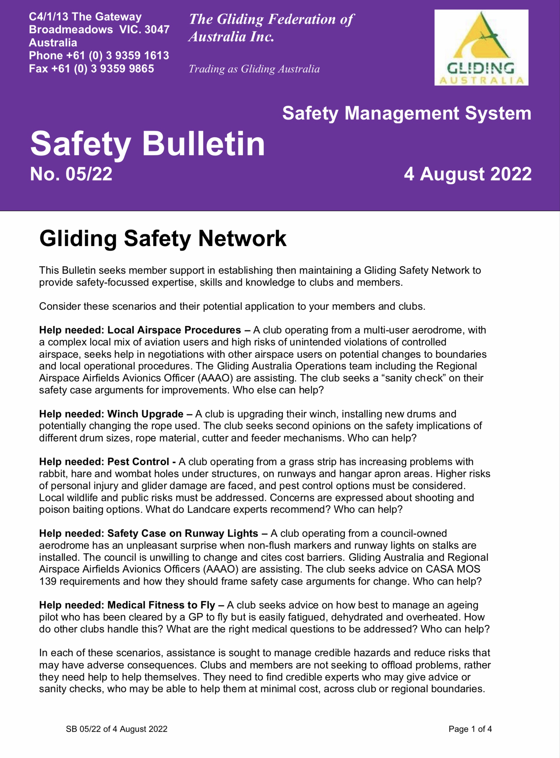 GFA SB 05_22 Gliding Safety Network