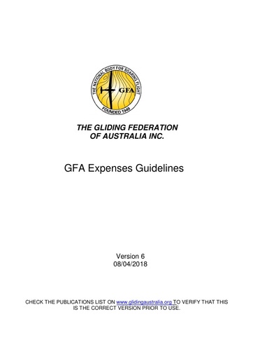 Expense Guidelines 2018 ADMIN0011