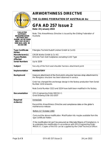 Gfa ad 257 issue 2